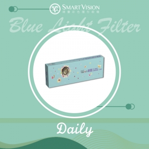 Smart Vision 55 UV & Blue Cut Color Contact Lens- Daily